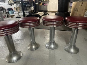 Diner stools Vintage Set Of 4 - Picture 1 of 6