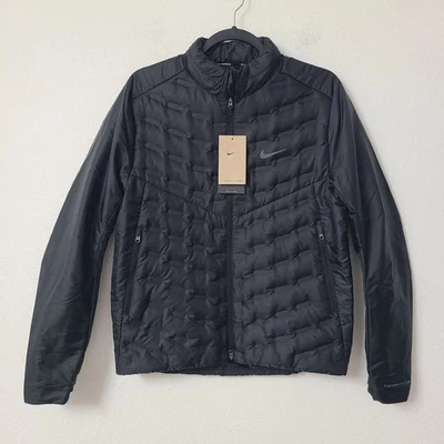 Nike Therma-Fit ADV Aeroloft Plumón Chaqueta para Correr XL-Alto Negro FB7556-010 NUEVO Foto 1 de 4