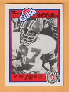 Rich Jackson Denver Broncos 1987 Orange Crush #5 Southern Jaguars - Imagen 1 de 2