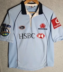 NSW Waratahs 2008 Rugby Union Super Rugby Jersey ISC Australia Mens Small - Picture 1 of 13