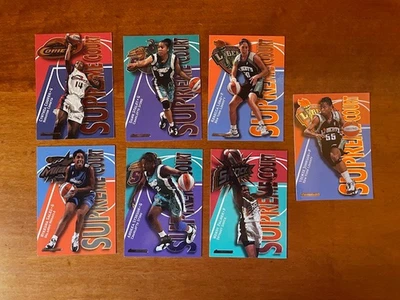 2000 Skybox Dominion WNBA Supreme Court Lot of 7 Lobo, Cooper, Staley ++ - Image 1 of 4