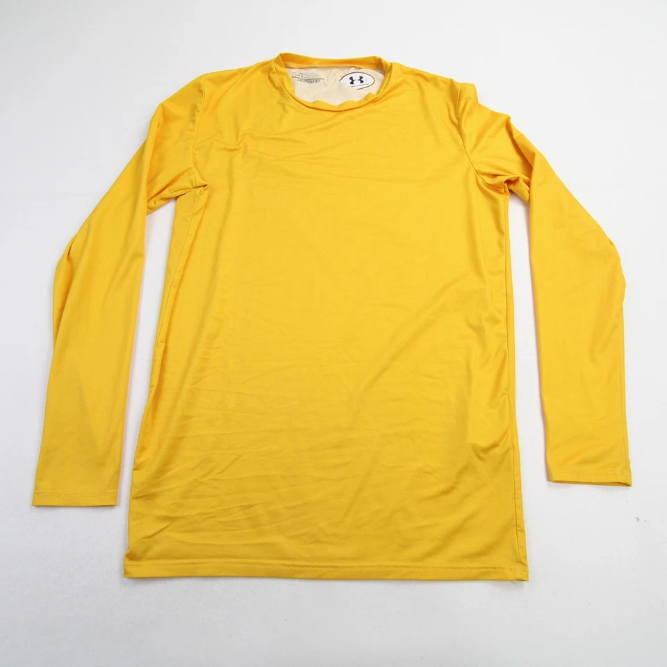 Camisa de manga larga Under Armour para hombre dorada usada Foto 1 de 1