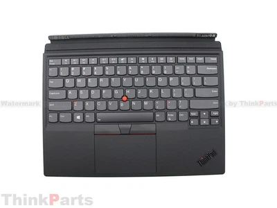 New/Orig ThinkPad X1 Tablet 3rd Gen 3 Think Docking Keyboard US ENG BL 02HL150 - Image 1 of 2