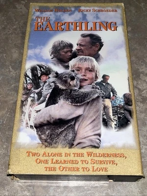 The Earthling VHS 1995 William Holden Ricky Schroeder ***TESTED*** Foto 1 de 4