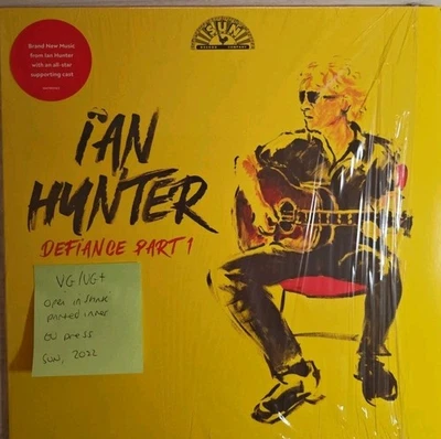Ian Hunter Defiance Part 1 Vinyl Record VG/VG+ 2022 - Image 1 of 2