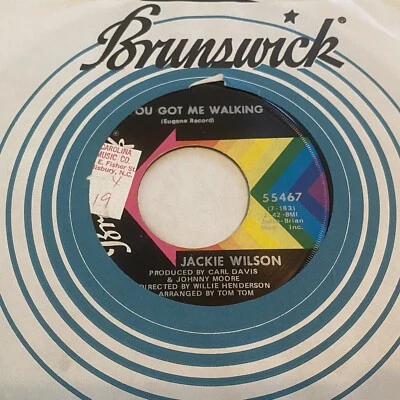 Jackie Wilson: You Got Me Walking / The Fountain 45 - Brunswick - Northern Soul Foto 1 de 2