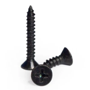 Blechschrauben Senkkopf Kreuzschlitz SCHWARZ Ø 2,2 - 6,3 mm DIN 7982 - Bild 1 von 5