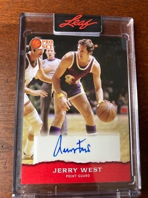 2021 Leaf Pro Set Jerry West Autograph Auto - Image 1 of 2