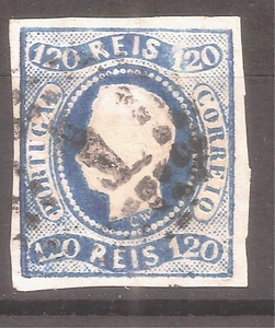 Portogallo Sc# 24 Usato 1866 Valida per gatti $70 gtc9 - Foto 1 di 1