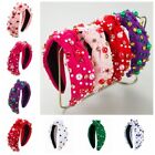 Water Diamond Headband Fabric Art Hair Accessory Hair Ornaments  Valentines Day