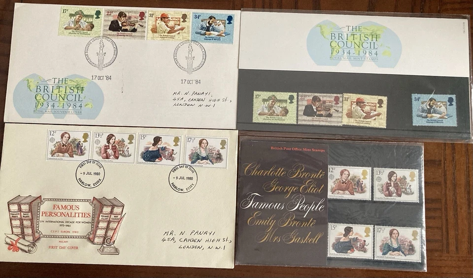 GB 2 X FDC & Presentation Packs SG1125/8 & 1263/6 Used (lot PC41/2)  - Image 1 of 1