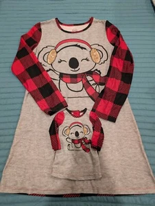  Girls FLEECE Pajama With Matching Doll  Size 10/ 12 - Picture 1 of 3