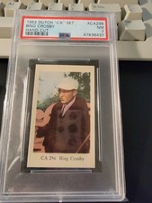 1962 Dutch Gum Star CA Set Bing Crosby #CA296 PSA 7 NM HIGHEST GRADED **