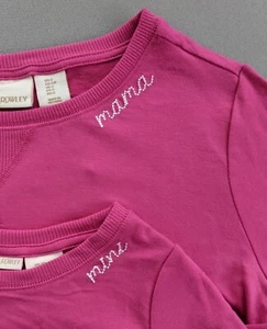 Cynthia Rowley MOMMY & ME Sz SMALL MAMA Crew Neck Long Sleeve Sweater Match NWT - Picture 1 of 12