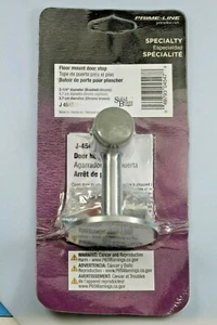 Prime-Line Products J4547 Door Stop, Floor Mount, 1 Hole, Brushed Chrome. - Picture 1 of 6