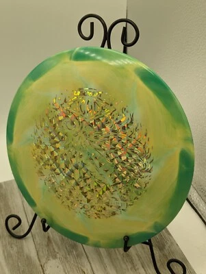 New Discraft Ledgestone 2024 ESP Swirl Cicada Driver Golf Disc 173-174 Grams - Image 1 of 4