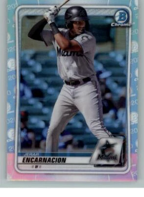 2020 Bowman Chrome Draft Refractors #BD185 Jerar Encarnacion (ref 125540) - Image 1 of 2