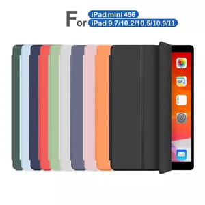 PU Smart Case Stand Magnetic Cover For iPad 10th 9th 8th Air 5/4/3 Pro 11 Mini6 - Picture 1 of 33