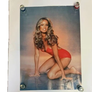 1978 Vintage Original Susan Anton Pro Arts Poster Red Bathing Suit 20"x28" - Picture 1 of 5