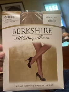 Sandalia BERKSHIRE Todo el Día Desnudo Transparente 1X-2X NUEVO Juego de 6 Pantimedias - Imagen 1 de 4