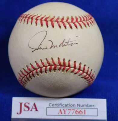 Paul Molitor JSA COA Autographed American League Signed Baseball - Image 1 of 2