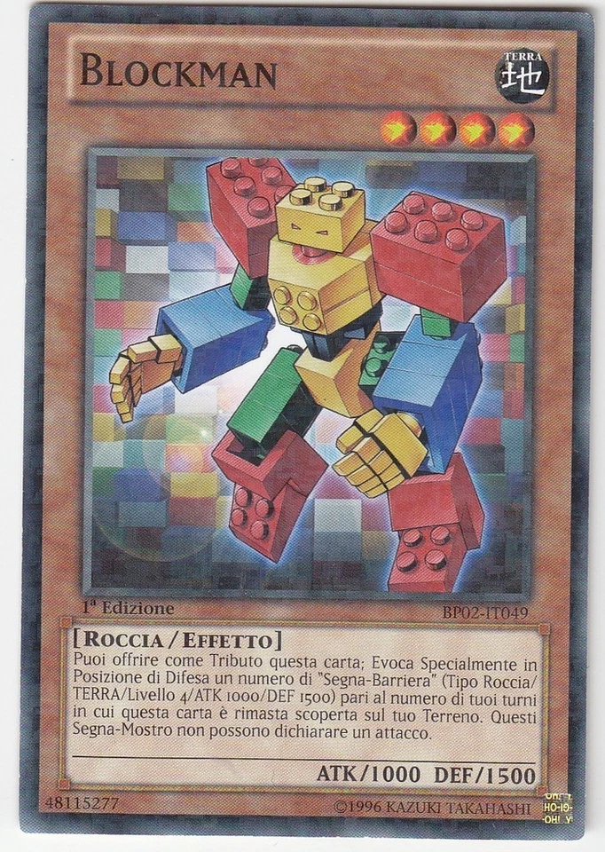 YU-GI-OH Blockman Italienisch Mosaik - Bild 1 von 1