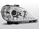 NUEVO Faros Optica Marcha Diurna LED per Mercedes W163 ML-CLASE 01-05 Cromo IT L