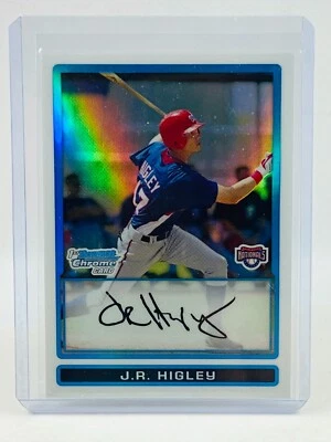 2009 Bowman Chrome Prospects J.R. Higley 1st Refractor 449/500 - Image 1 of 2