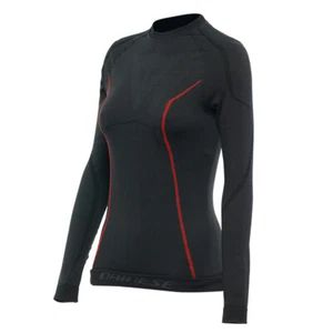 Dainese Ladies Thermo Long Sleeve Motorbike/Mototcycle Black/Red Jersey - Picture 1 of 12