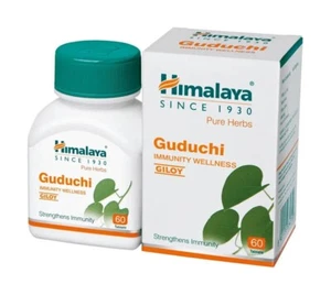 Himalaya Herbal GUDUCHI (Giloy) Tabletas Boost Immunity 1 Caja 60 Tabs Exp 2027 - Foto 1 di 8
