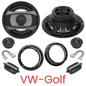 Crunch GTI6.2E Komponenten Lautsprecher Boxen Set kompatibel für VW Golf 4 (1J) - Bild 1 von 10