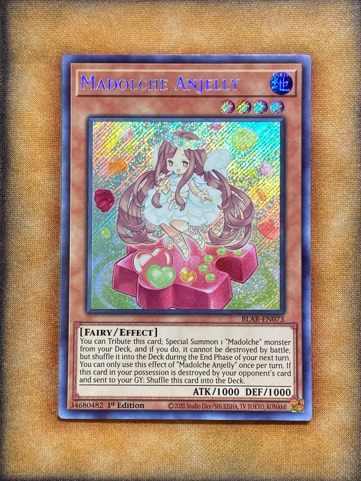 Yugioh Madolche Anjelly BLAR-EN073 Secret Rare 1st Ed NM - Image 1 of 1