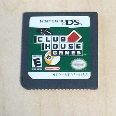 Nintendo DS - CLUB HOUSE GAMES - Game Cartridge Only - Tested - Image 1 of 2
