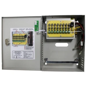 Alimentatore 230V multiplo a 8 canali UPS 12V 130W per TVCC, Domotica, allarmi - Imagen 1 de 8