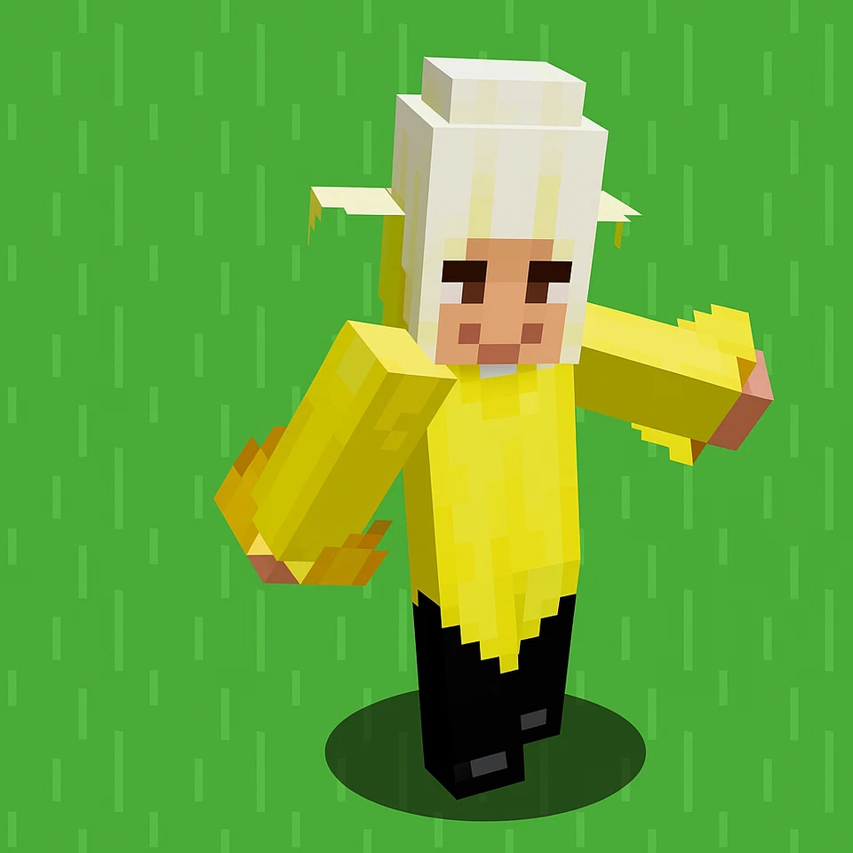 Minecraft Banana Hoodie 2025 - Dole Limited Edition Charakter Skin 🍌🍍 - Bild 1 von 1