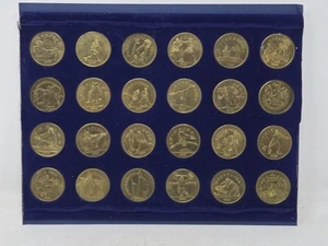 Vintage 1984 Spiele der 23. Olympiade Los Angeles Transit Tarif Token Münzen SET 24 - Bild 1 von 13