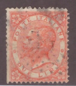 Italy Scott# 33 2L watermark 140 used Scott=$90 - Picture 1 of 1
