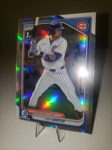 CAM SMITH 2024 Bowman Chrome Draft REFRACTOR #BDC-67 RC Rookie 1ST Bowman ASTROS - Picture 1 of 5
