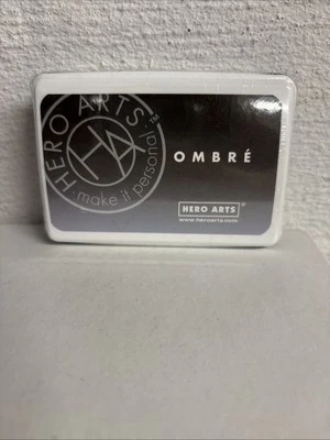 Hero Arts OMBRE AF307 Ombre Ink Pad Grey To Black Multi Color Dye Ink - Image 1 of 2