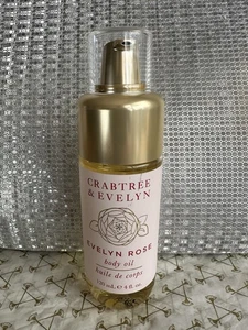 Crabtree & Evelyn Evelyn Rose Body Oil 120ml New - Picture 1 of 1