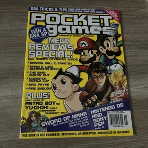 Pocket Games Magazin Ausgabe #14 Frühjahr 2004 Nintendo DS GBA Mario Cover - Bild 1 von 2