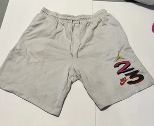 Color Number block Jordan Basketball Shorts 23 White XL - Picture 1 of 12