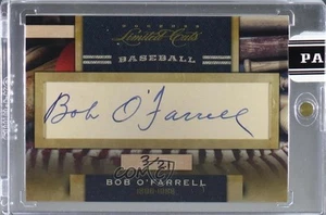 2011 Donruss Limited Cuts Cut Signatures /21 Bob O'Farrell Cut Signature Auto - Picture 1 of 3