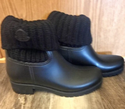 Moncler Mujeres Gillette Botas de Lluvia de Goma Foto 1 de 4