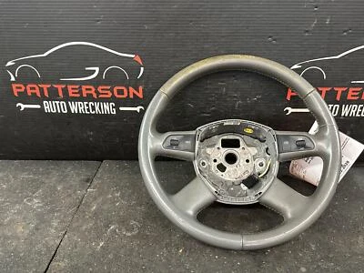 Audi A4 Quattro 2008 volante envuelto en cuero gris Foto 1 de 4