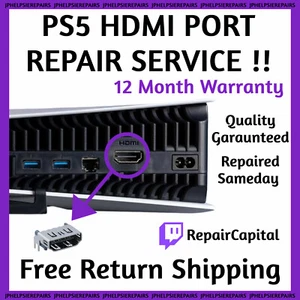 PS5 - PlayStation 5 HDMI Port Repair Service - Fast Service - Quality Guaranteed - Picture 1 of 1
