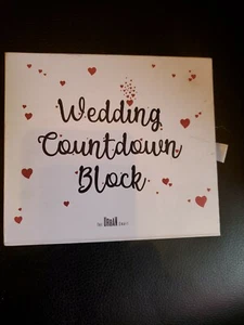 The Urban Craft Wedding Countdown Block Engagement Gift for Couples - Bride t... - Picture 1 of 6