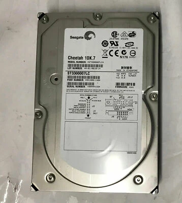 Seagate Cheetah ST3300007LC 10K.7 300GB 80PIN 10K 3.5" U320 SCSI HARD DRIVE  - Image 1 of 3