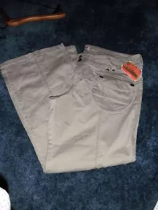 Women's NO BOUNDARIES STRETCH New Driftwood Cotton Blend Pocket Pant Juniors 19 - Picture 1 of 9
