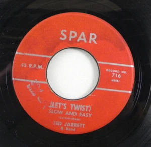 Ted Jarrett & Band – (Let's Twist) Slow And Easy 1962 Rare Mod Soul/R&B Dancer - Picture 1 of 4